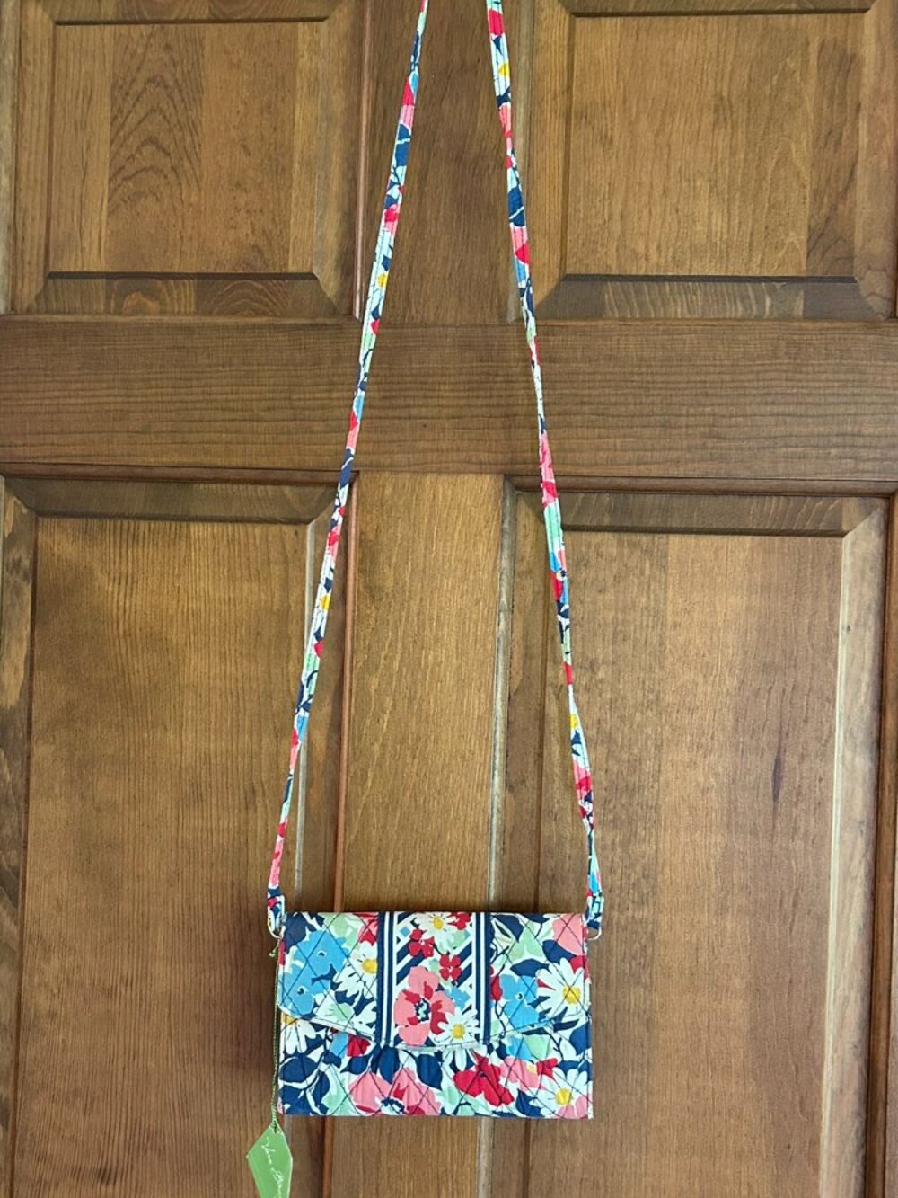 Vera Bradley Wallet Purse, with super long strap